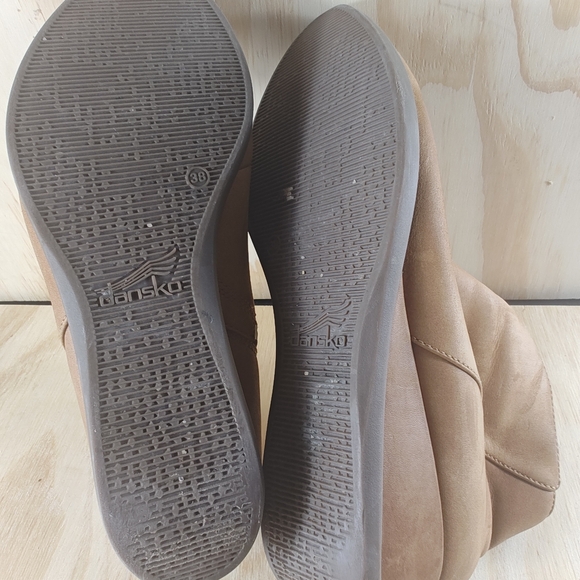 Dansko Wedge Bootie Womens Serenity Bootie Brown Leather Comfort Waterproof 38 - Picture 12 of 14